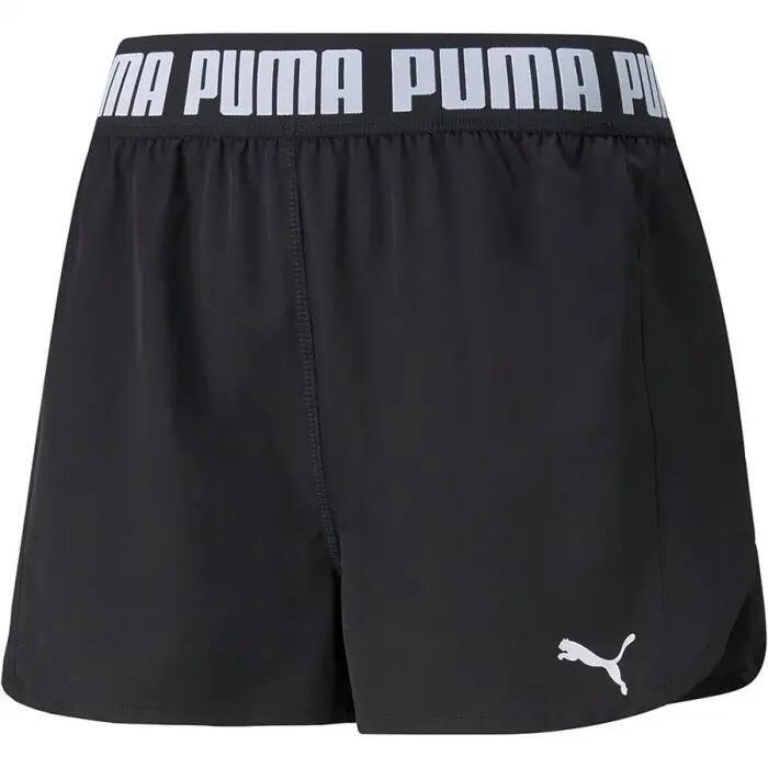 Pantalones Cortos Deportivos para Mujer Puma Train Strong Woven Negro 7/8