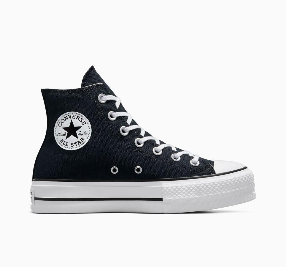 Zapatillas Converse Chuck Taylor All Star Lift Hi, Negro, Unisexo 7/7