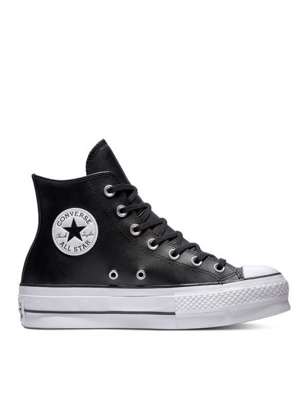Plateausneakers Converse Chuck Taylor All Star Lift, Zwart, Uniseks 7/7