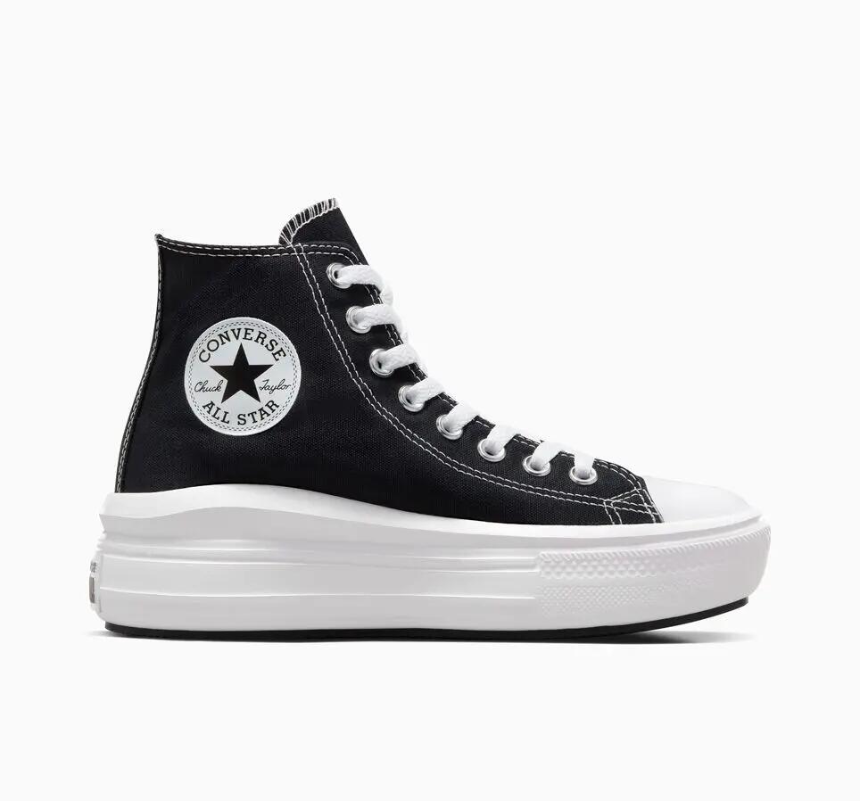 Turnschuhe Converse Chuck Taylor All Star Move Hi, Schwarz, Unisex 6/6
