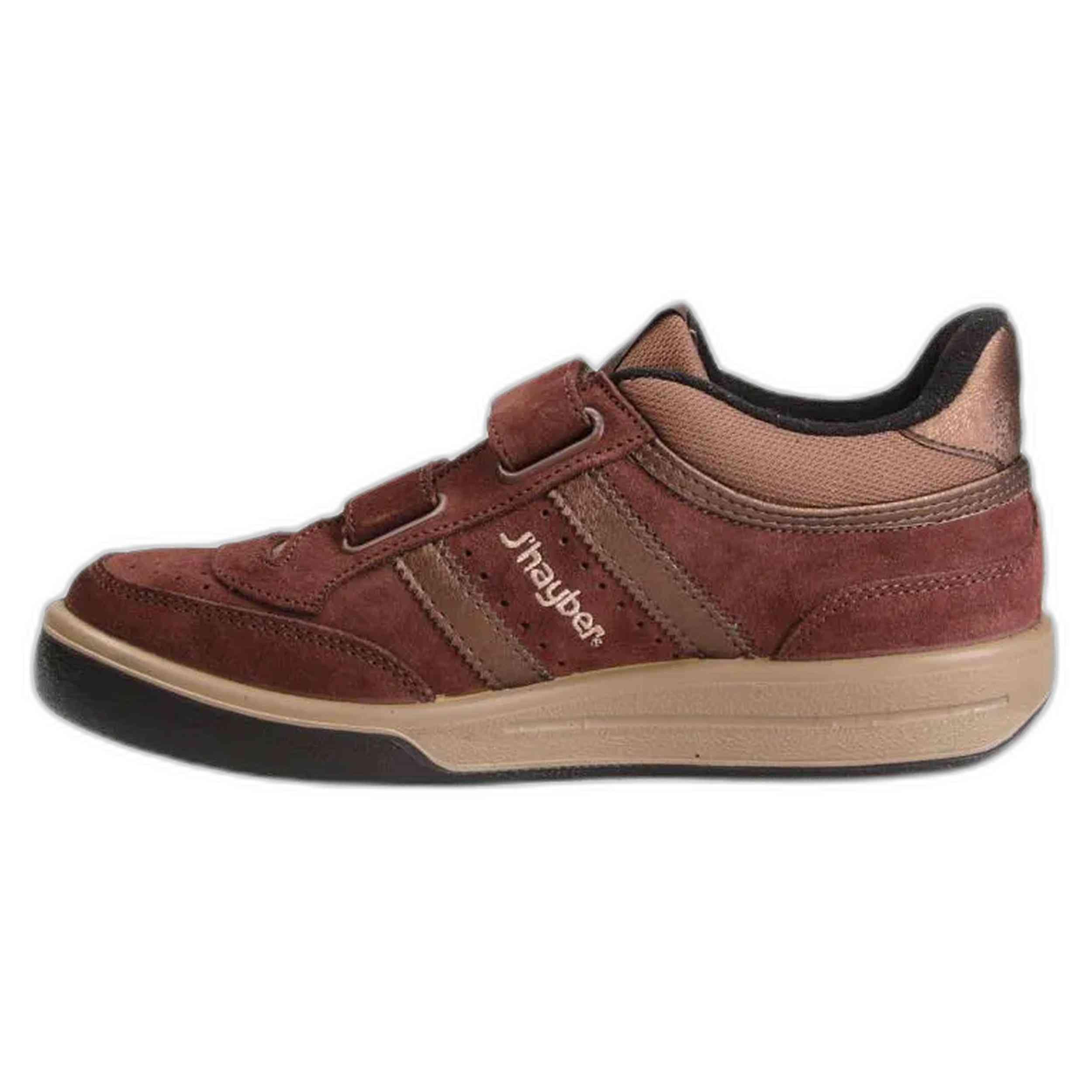 Zapatillas J'hayber Olimpia Serraje Marrón-51189-6 4/5