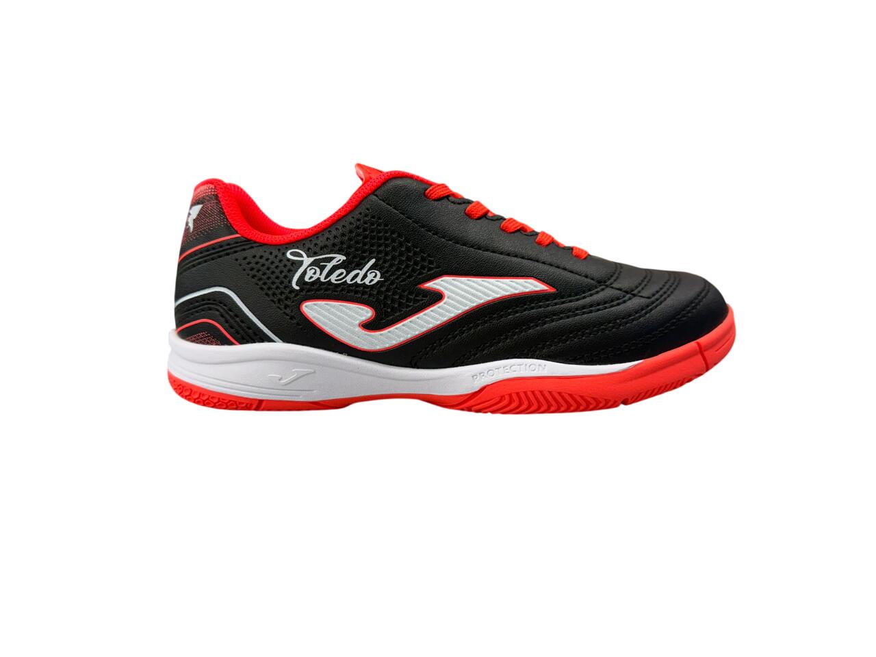 Zapatillas Fútbol Sala Niño Joma Toledo JR 2601 Negro/Rojo Ligero-TOJS2601IN 4/4