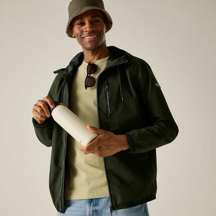 Veste imperméable légère à capuche Shorebay Marl pour homme