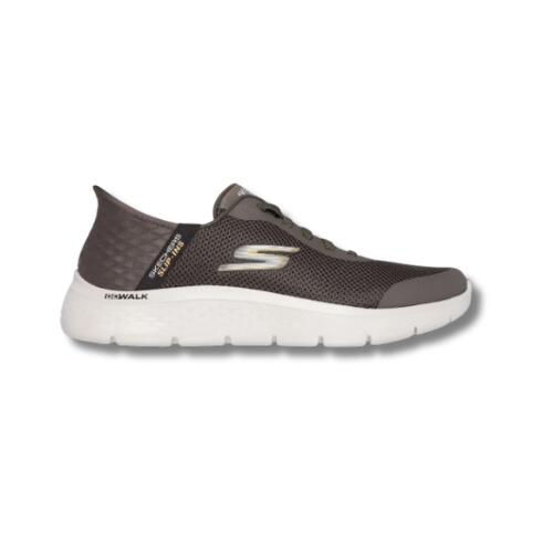Sneakers Skechers Modell Slip Ins: Go Walk Farbe Brown 7/7