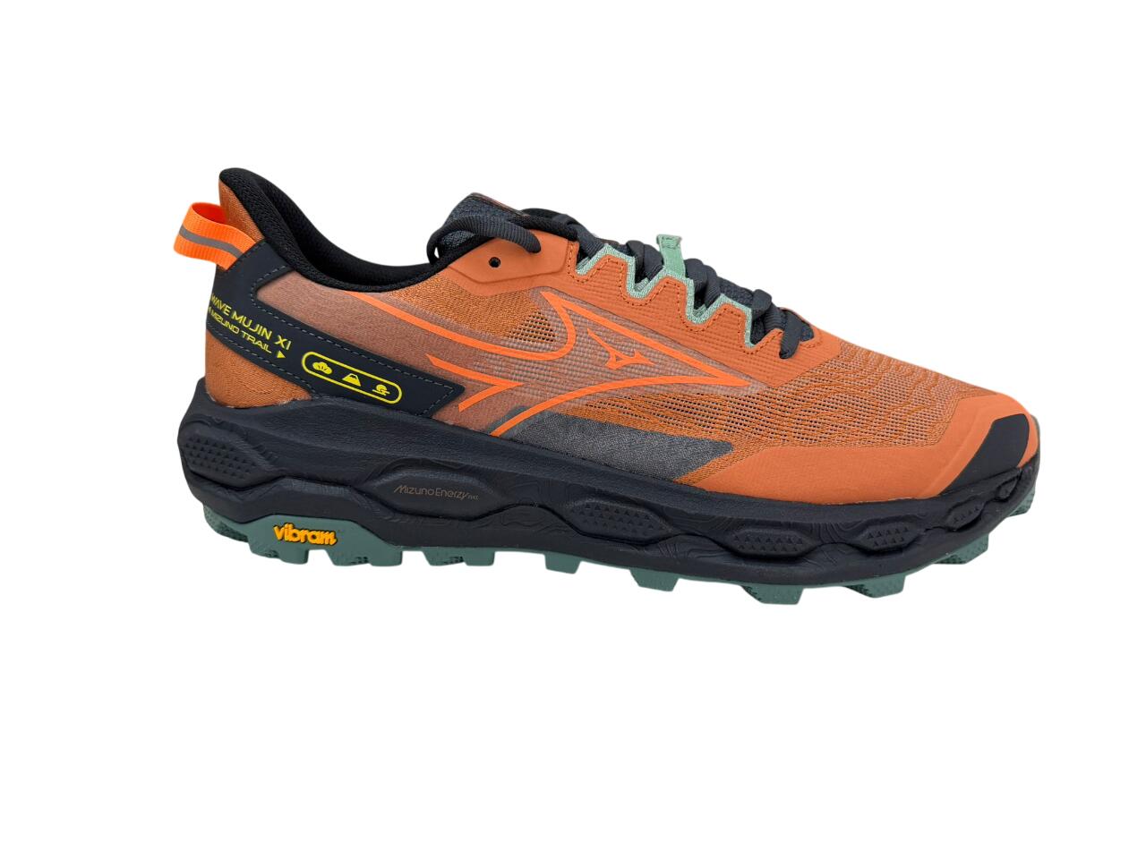 Zapatillas Deporte Hombre Mizuno Wave Mujin 11 Naranja Ligeras-J1GJ257052 7/7