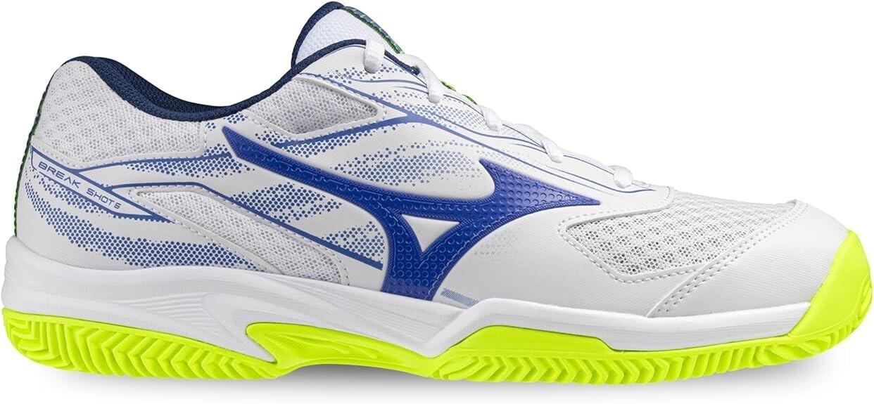 Zapatillas Tenis Hombre Mizuno Break Shot 5 CC Blancas Comodas-61GC252520 6/6