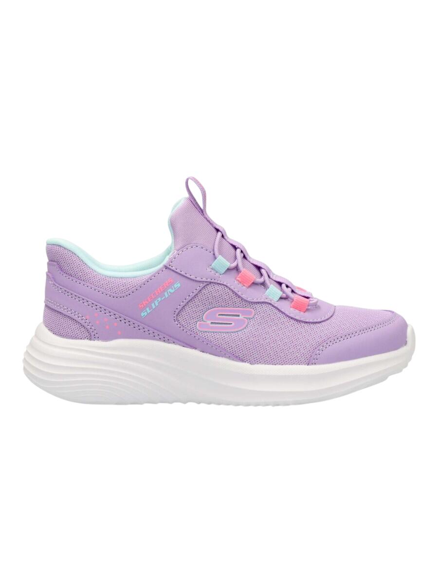 Buty SKECHERS BOUNDER PRO - STEP ONE Fioletowy 6/6