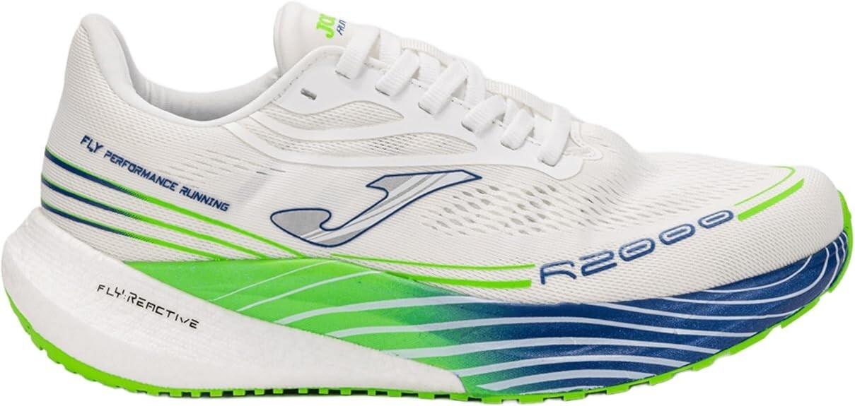 Zapatillas Running Unisex Joma Blancas Verdes y Azules Ligeras- RR200S2602 7/7