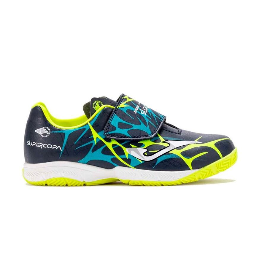 Zapatillas Futbol Sala Joma Super Copa JR 2503 Indoor Infantil Azul-SCJS2503INV 3/6