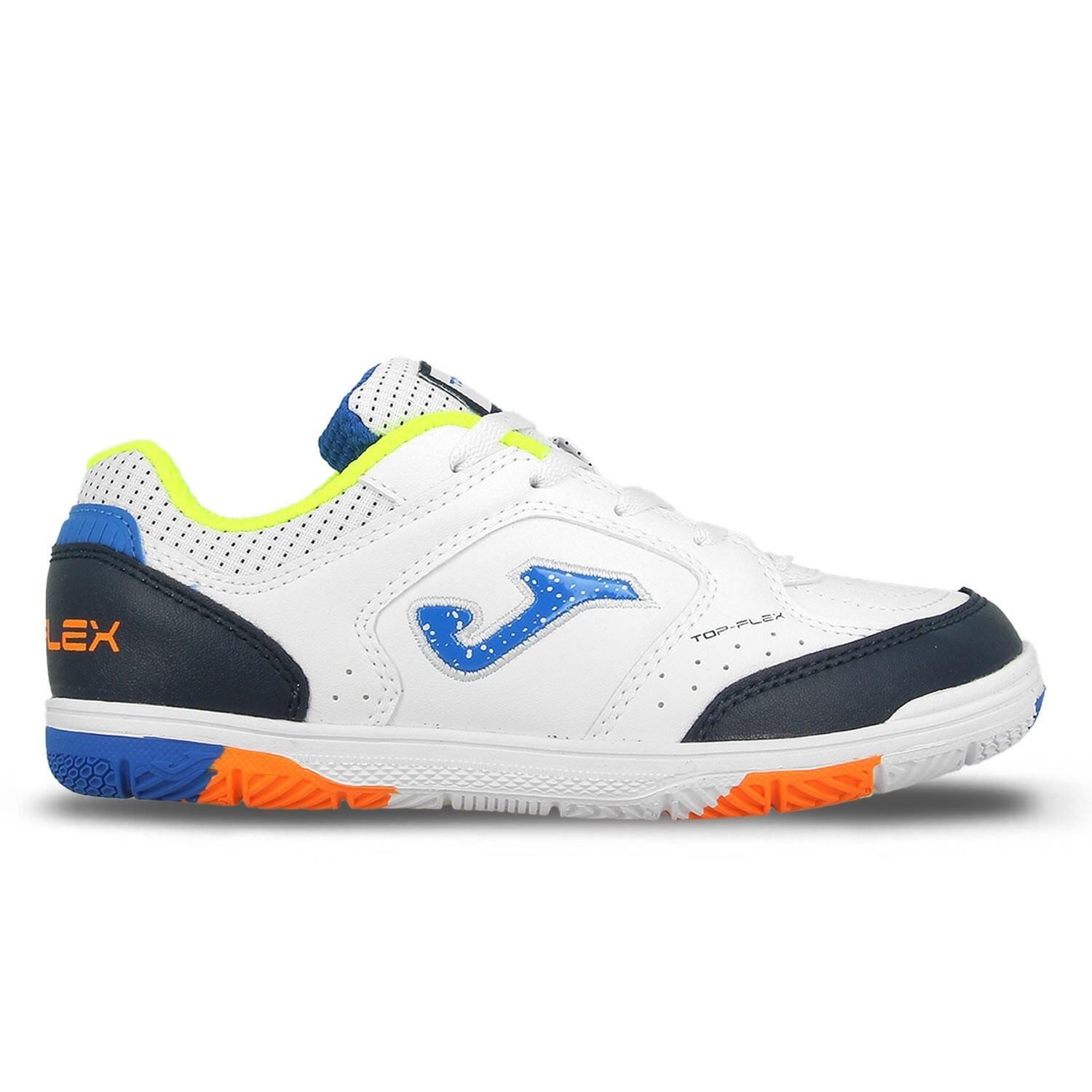 Zapatillas Futbol sala Niño Joma Top Flex JR Blanco 6/6
