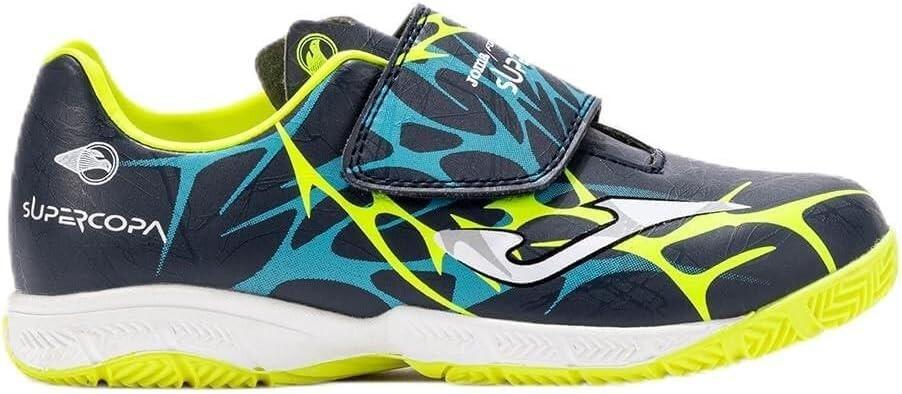 Zapatillas Futbol Sala Joma Super Copa JR 2503 Indoor Infantil Azul-SCJS2503INV 1/6