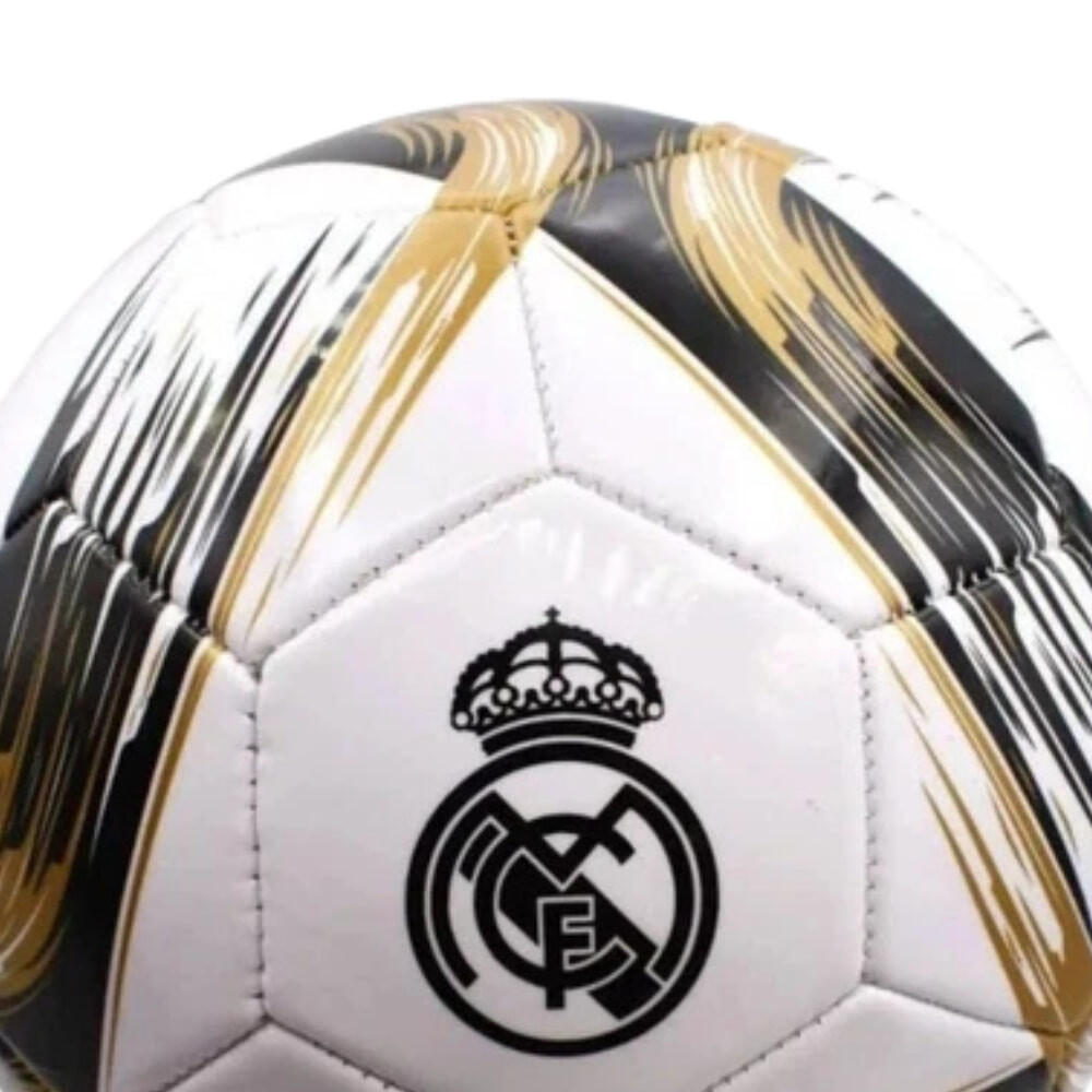 Real Madrid Logo Bola de Futebol - Tamanho 5 5/6