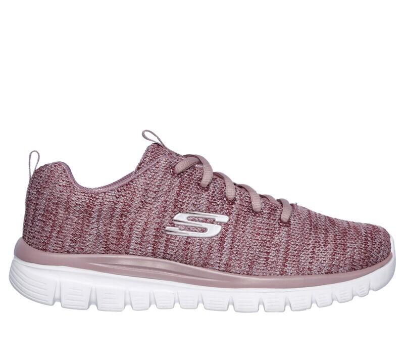 Zapatillas Caminar Mujer Skechers Graceful Twisted Fortune Color Rosa-12614/MVE 5/5