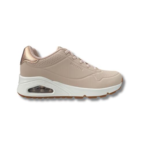 Zapatos Skechers Zapatillas para mujer Uno-Shimmer Away Beige 6/6