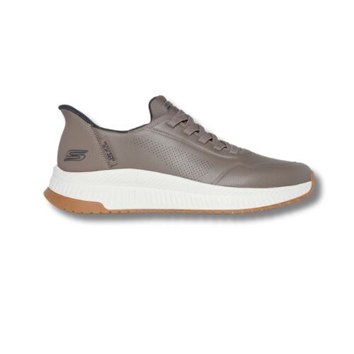 Scarpe da ginnastica per uomo Skechers Slip ins bobs squad 4 Grigio 6/6