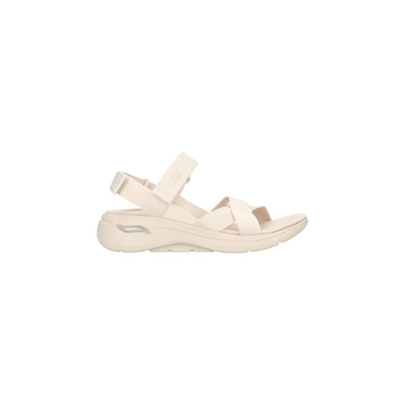 Sandale femei Skechers Go Walk Arch Fit Sandal-attra, Bej