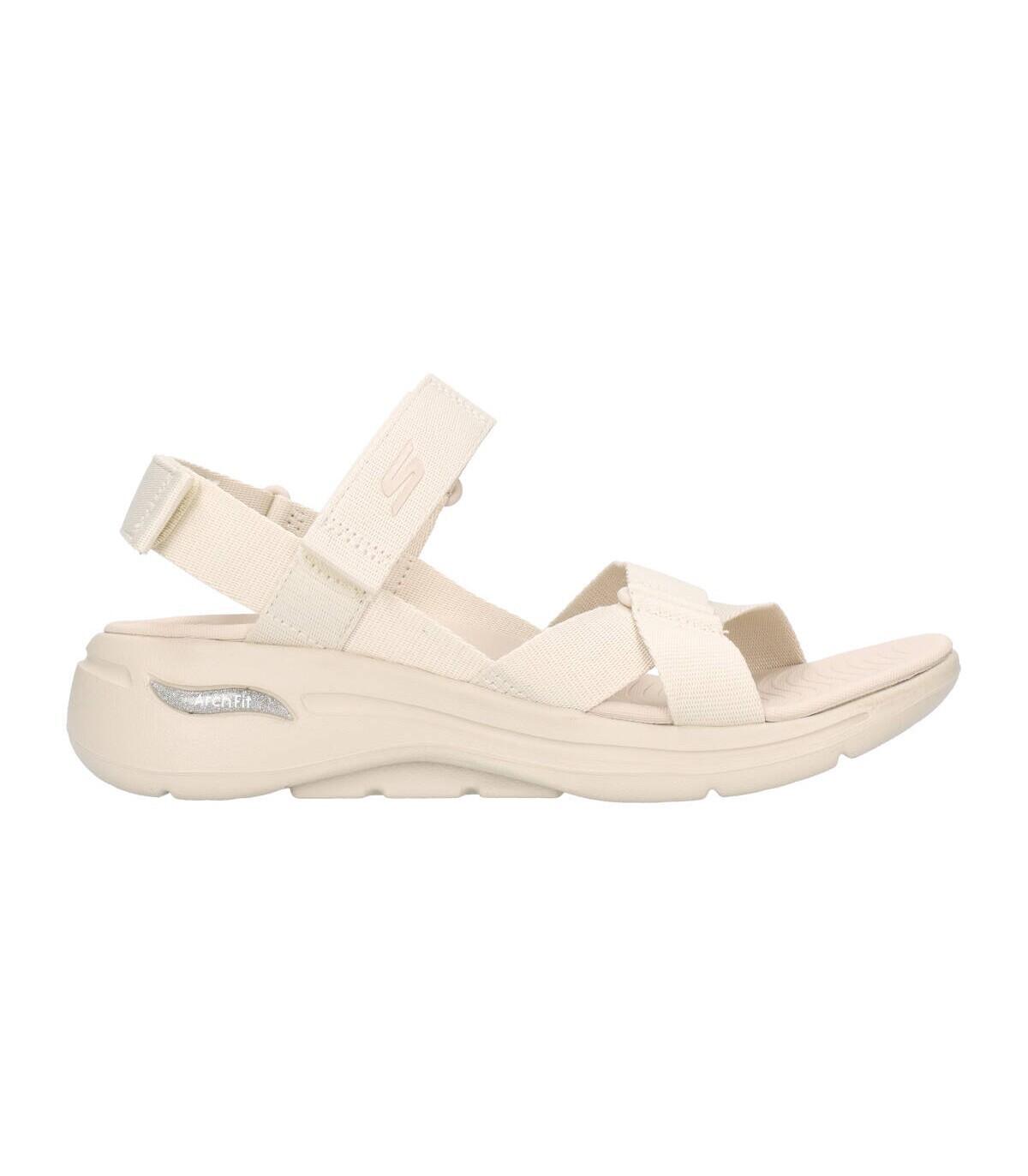 Sandales Skechers Go Walk Arch Fit Sandal-attra, Beige, Femmes 6/6