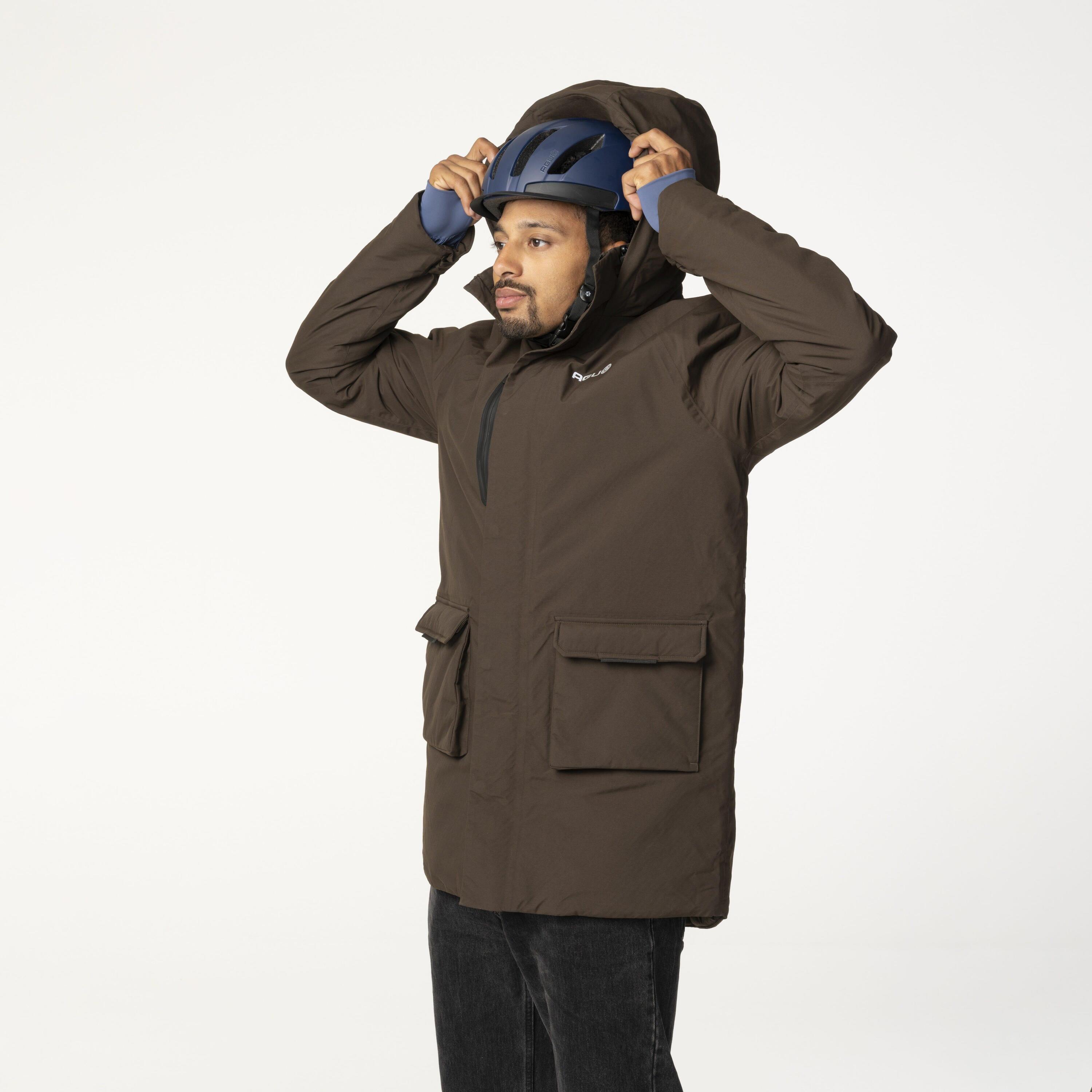 Defender Giacca da pioggia invernale Urban Outdoor Uomini Ground Coffee 7/7