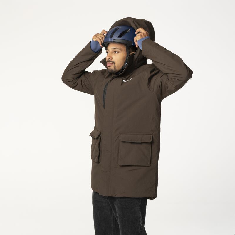 Defender Winter Rain Jacket  Men Ground Coffee