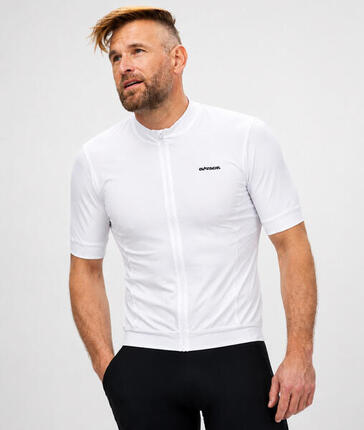 Herren Fahrradtrikot Kurzarm Radtrikot Air Tech II Weiß