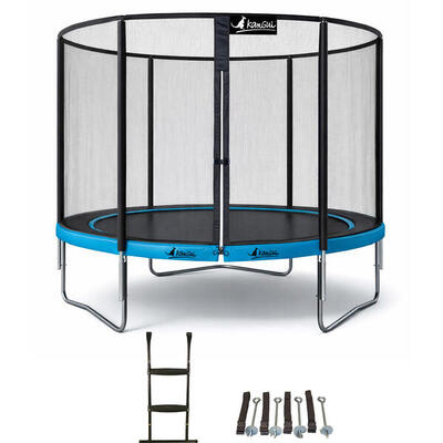 Trampolino di sicurezza da 300cm di diametro + scaletta + kit ancoraggio