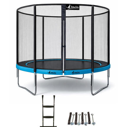 Trampoline Ø 300 cm + 2 accessoires - PUNCHI 300 - Garantie 5ans
