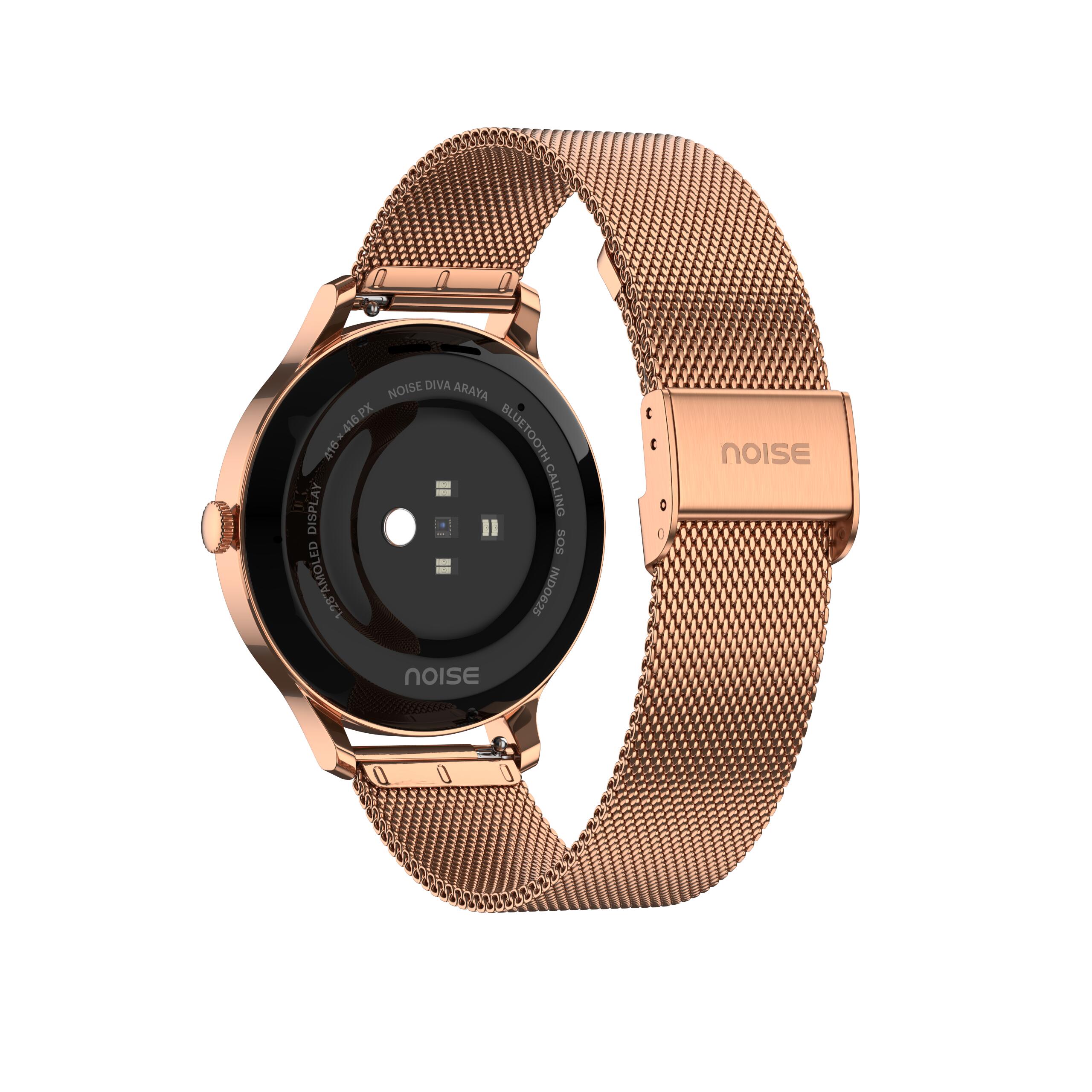 Montre Connectée Smartwach NOISE Diva Araya Rose Gold Link 3/7