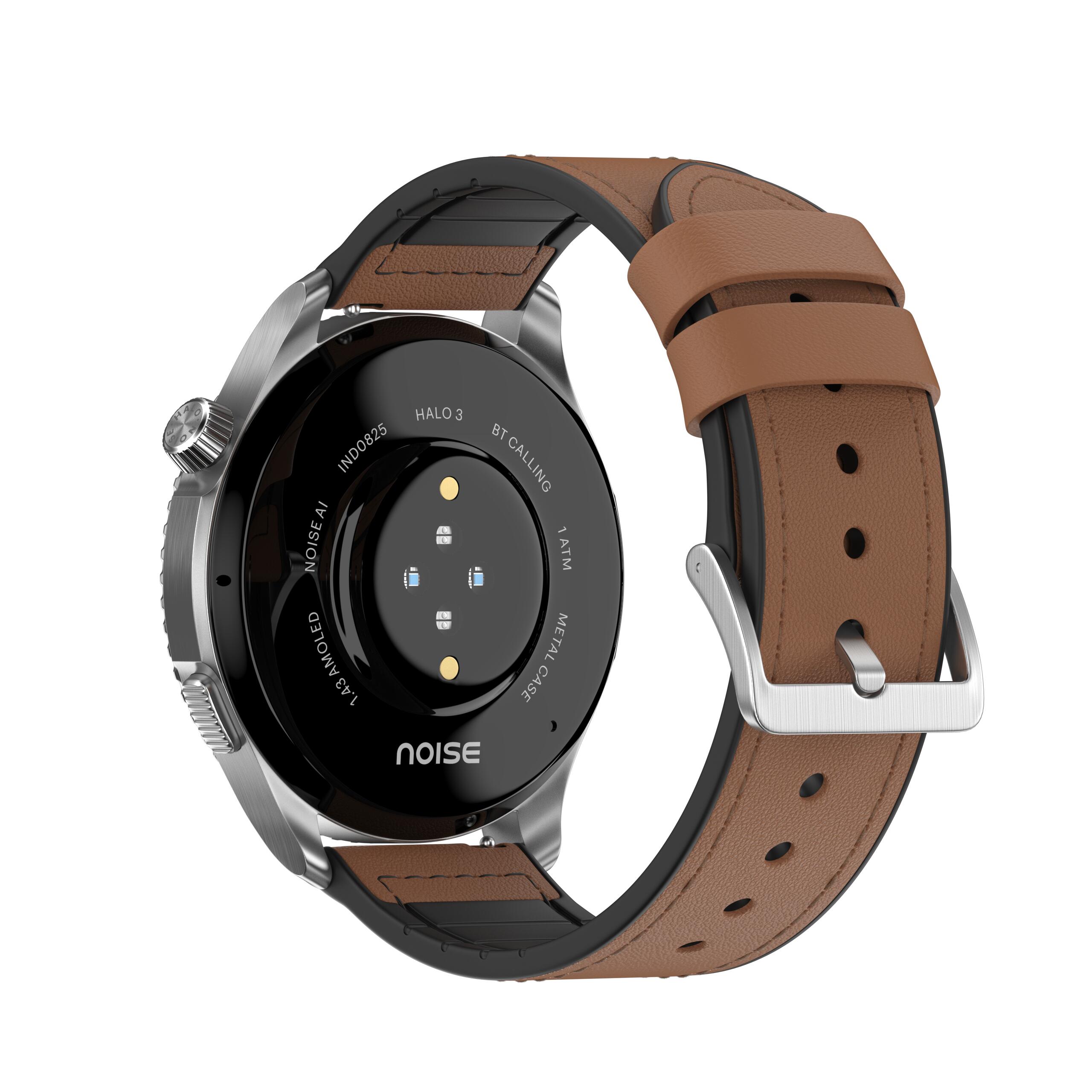 Montre Connectée Smartwach NOISE  Halo 3 AI Cuir Marron 2/6