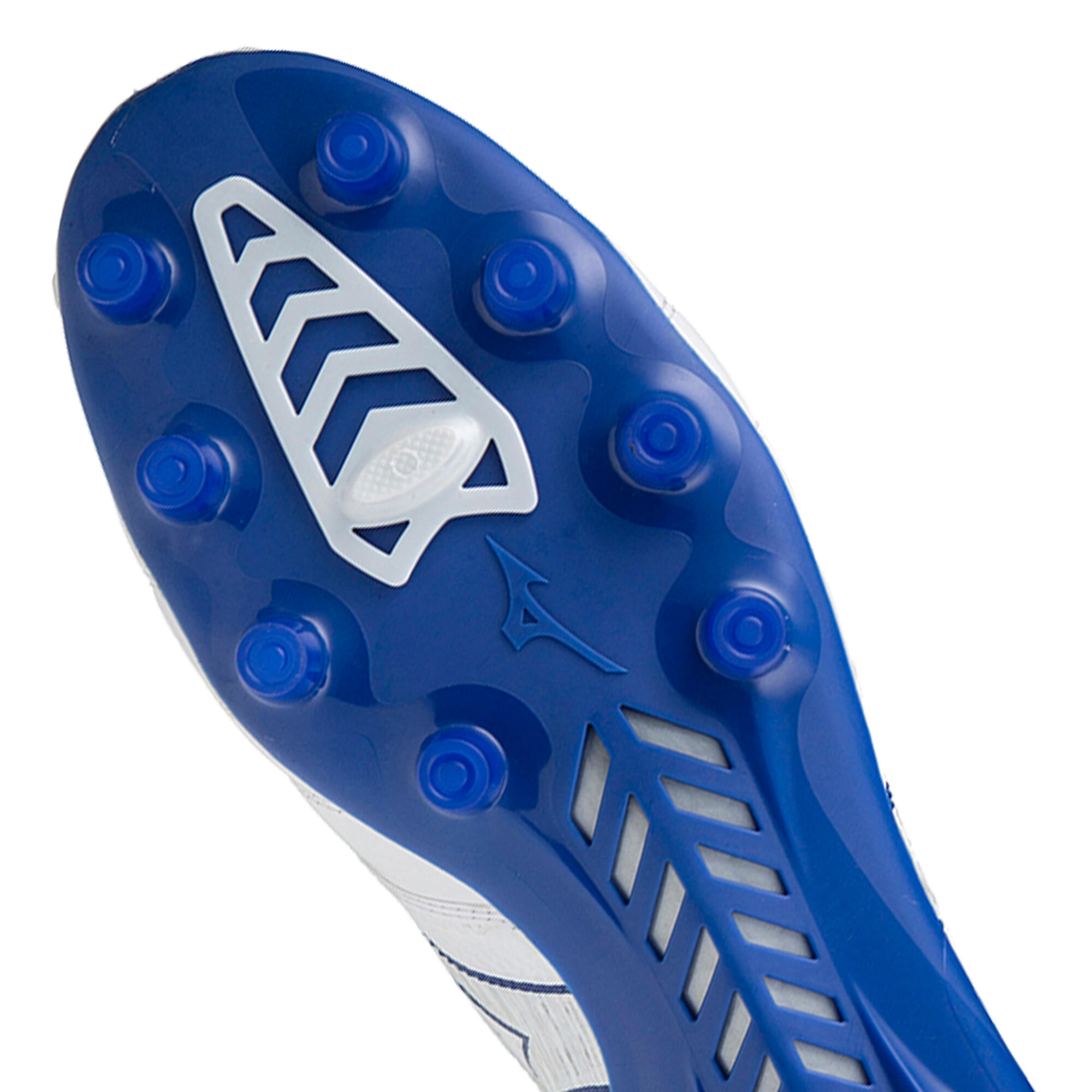 Botas De Fútbol Mizuno Morelia Neo Ii B Elite Fg Blancas Y Azules 6/6