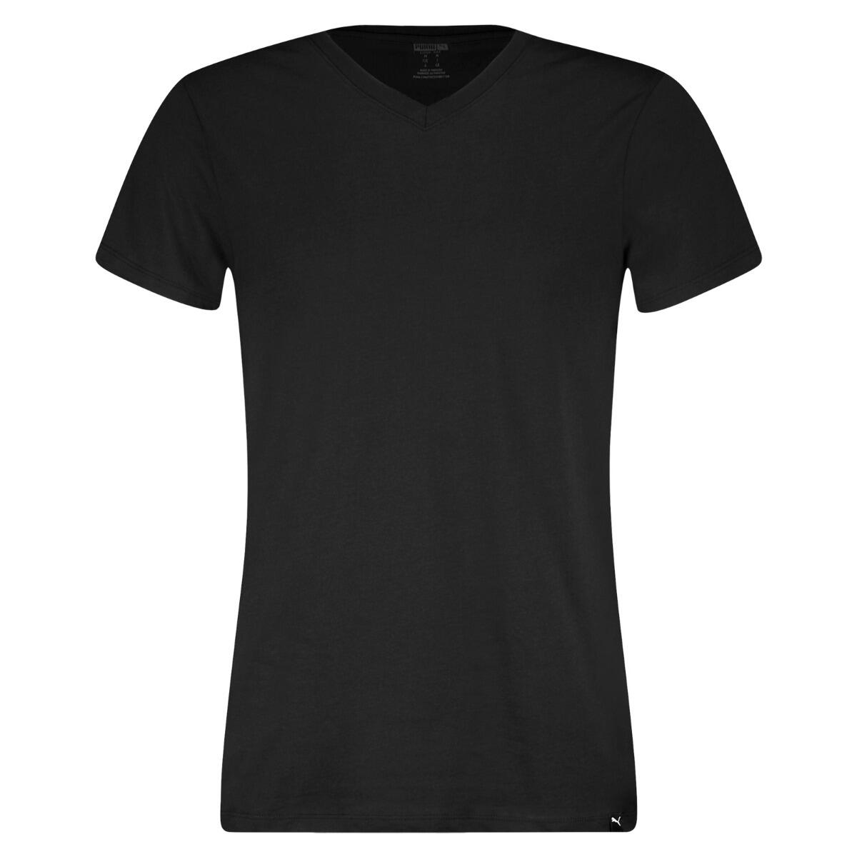 Everyday V-hals T-shirt 2-pack – Black – M 5/7