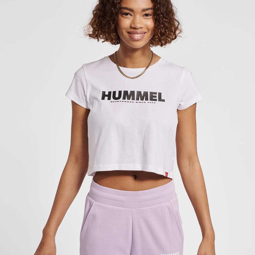 Women's crop T-shirt Hummel Legacy