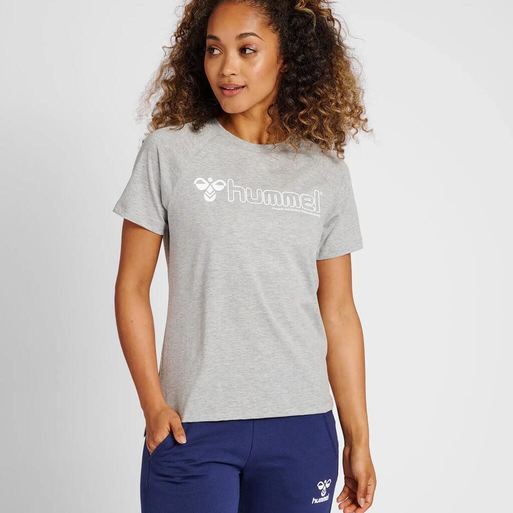 T-Shirt Hummel Grey with Chest Print