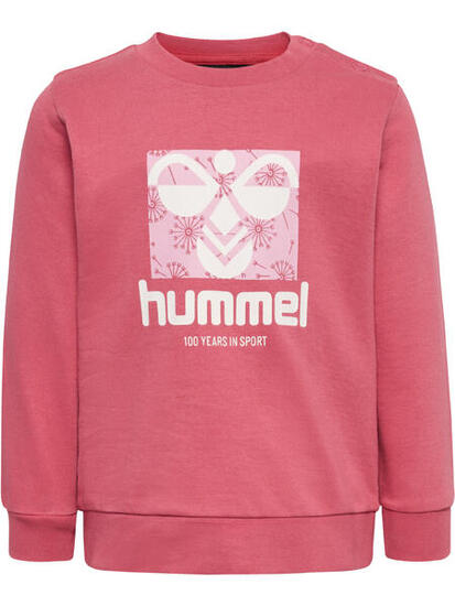 Felpa neonato ragazza Hummel Lime