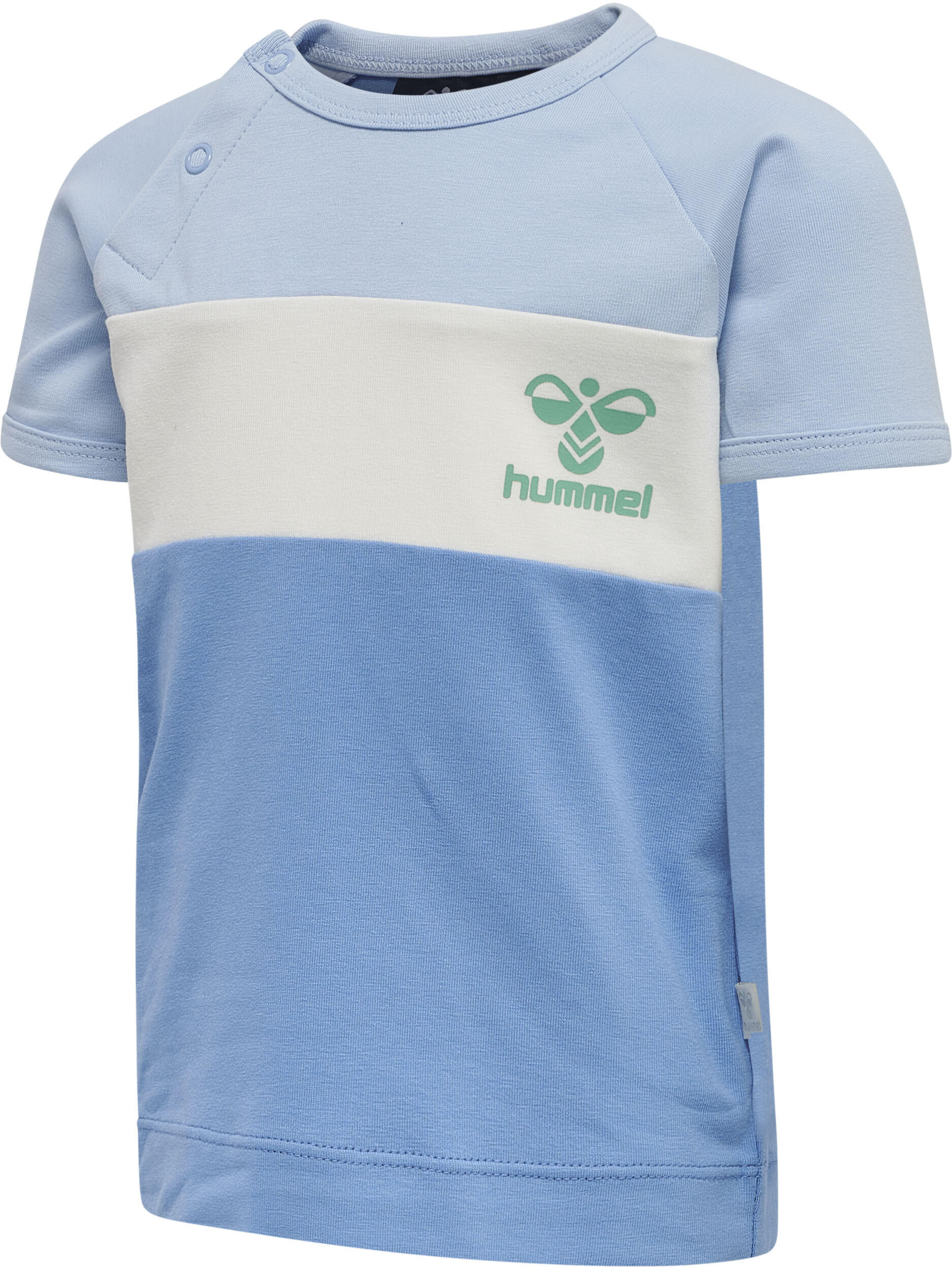 Druckknopf T-Shirt Raglanärmel Hmlaslan Jungen 4/5