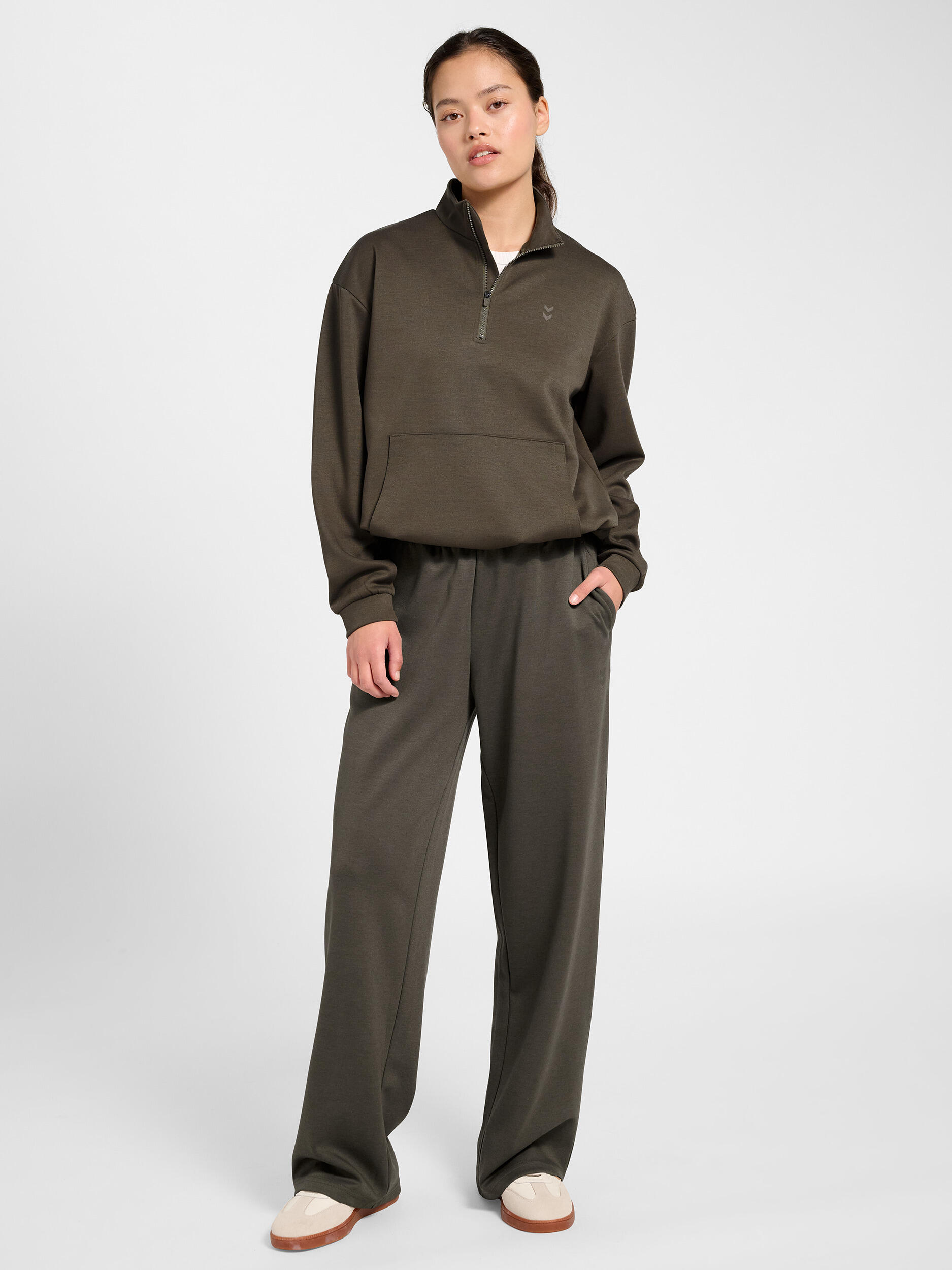 Rits Sweatshirt Hmlyoga Training Dames 3/7