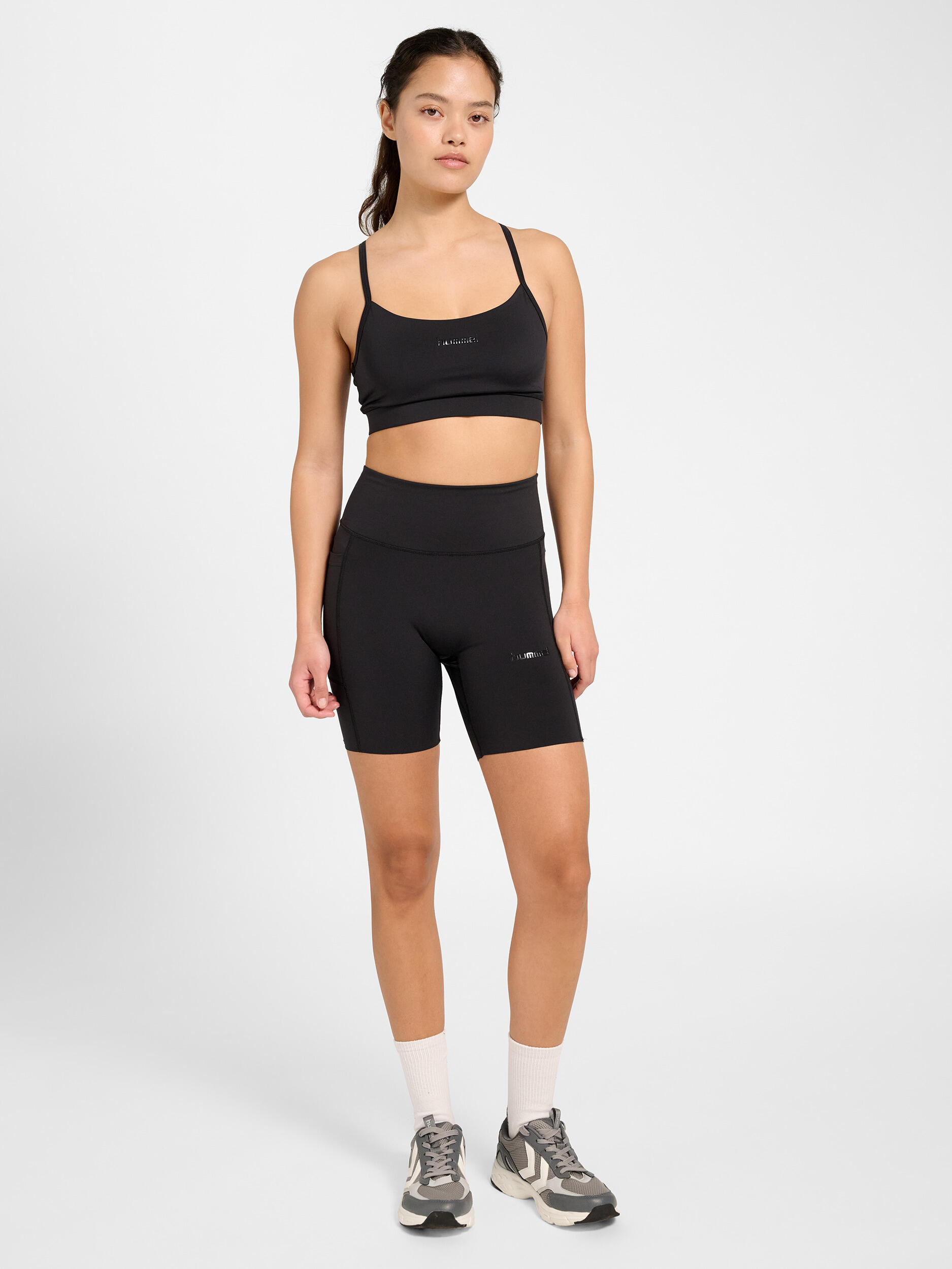 Cierre Con Cordón Tight Pantalones Cortos Hmlprima Mujer 3/7