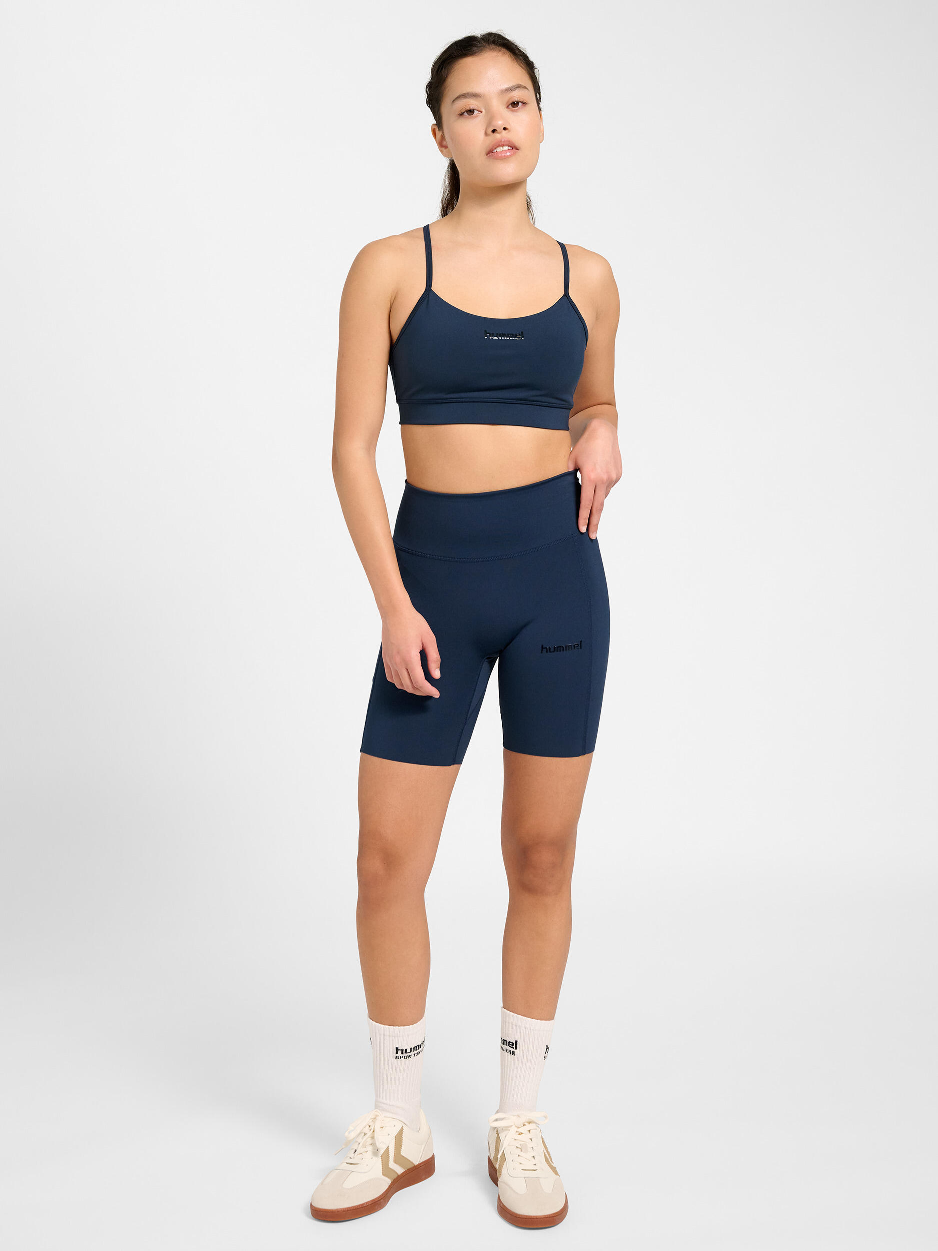 Cierre Con Cordón Tight Pantalones Cortos Hmlprima Mujer 3/7