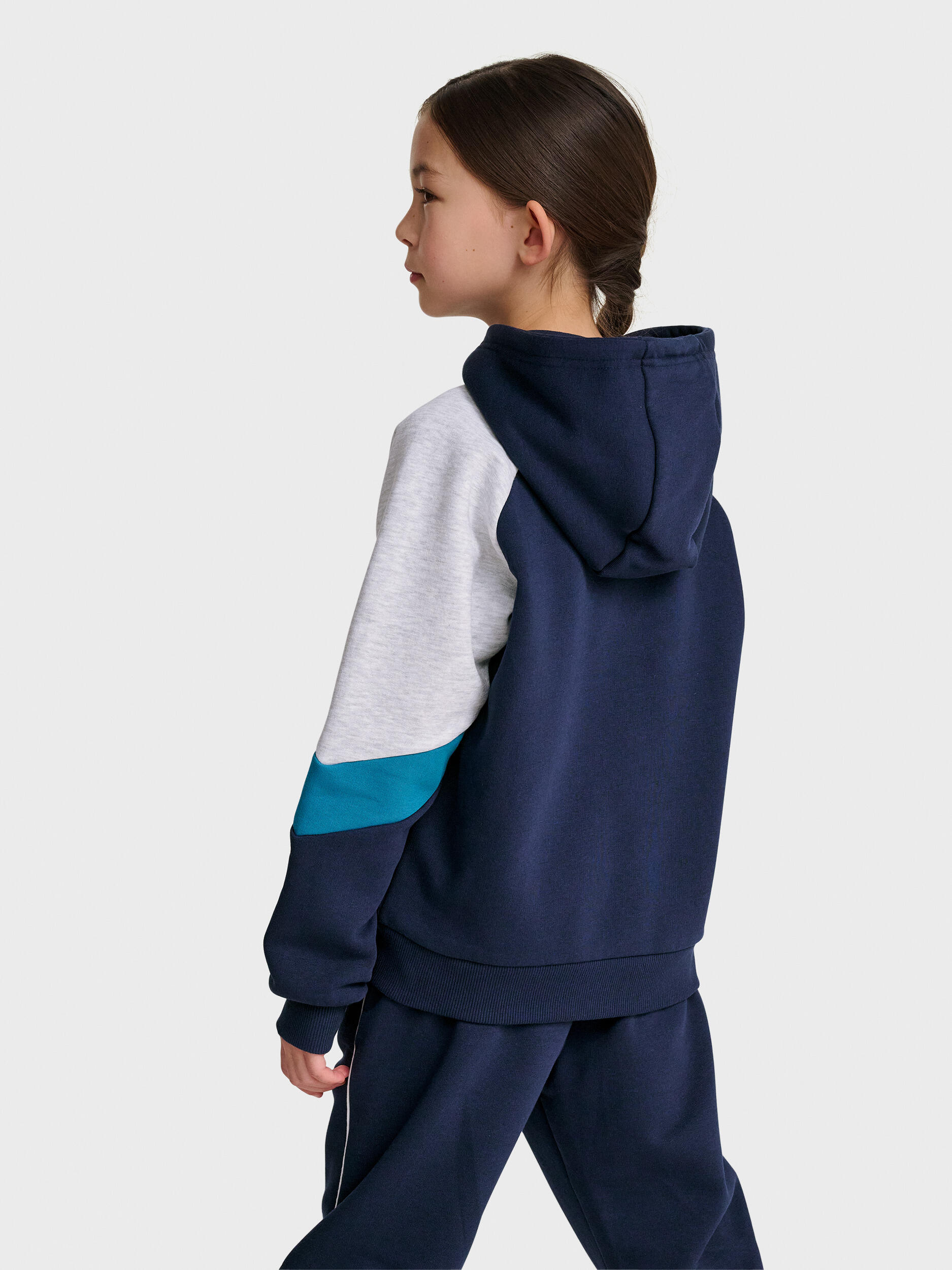 Rits Hoodie Hmljr Loose Uniseks Kinderen 3/7