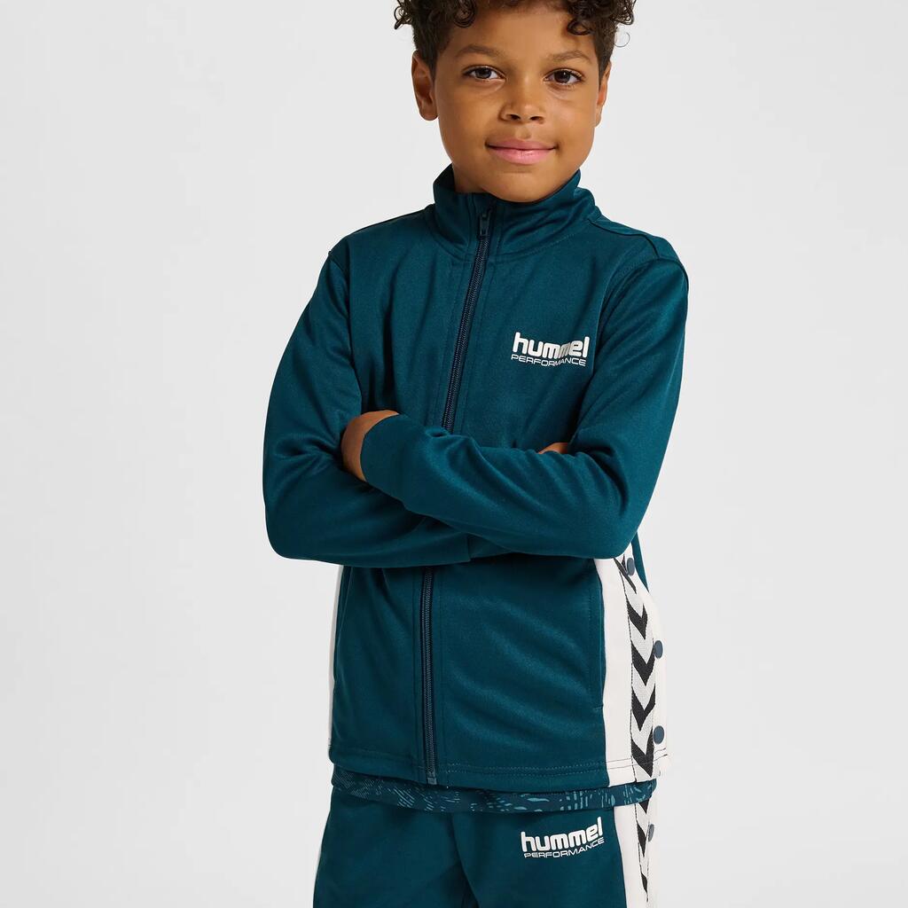 Chevron zip-up tracksuit jacket for kids Hummel