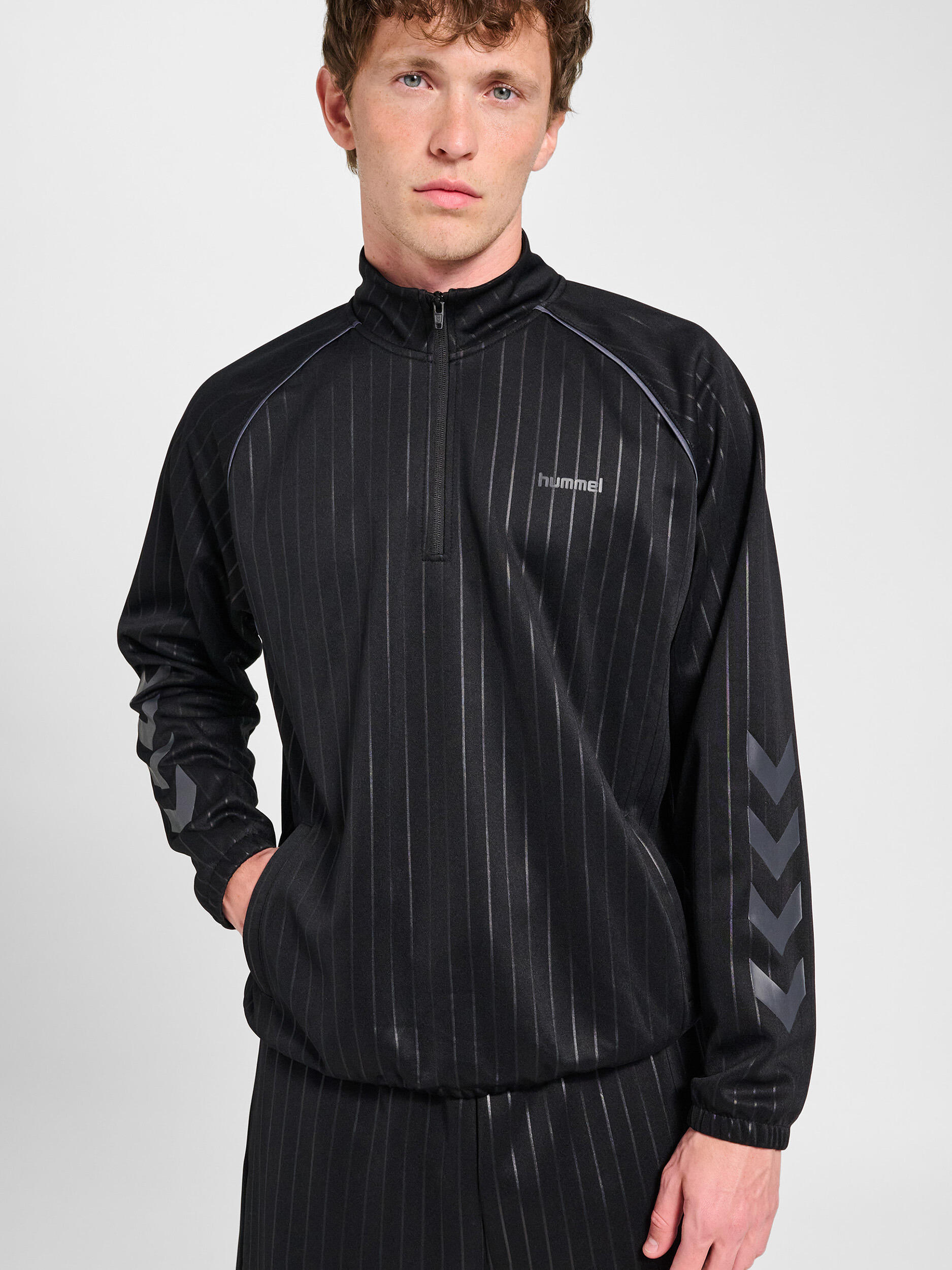 Fermeture Éclair Zip Sweat-Shirt Hmlstripe Homme 4/7