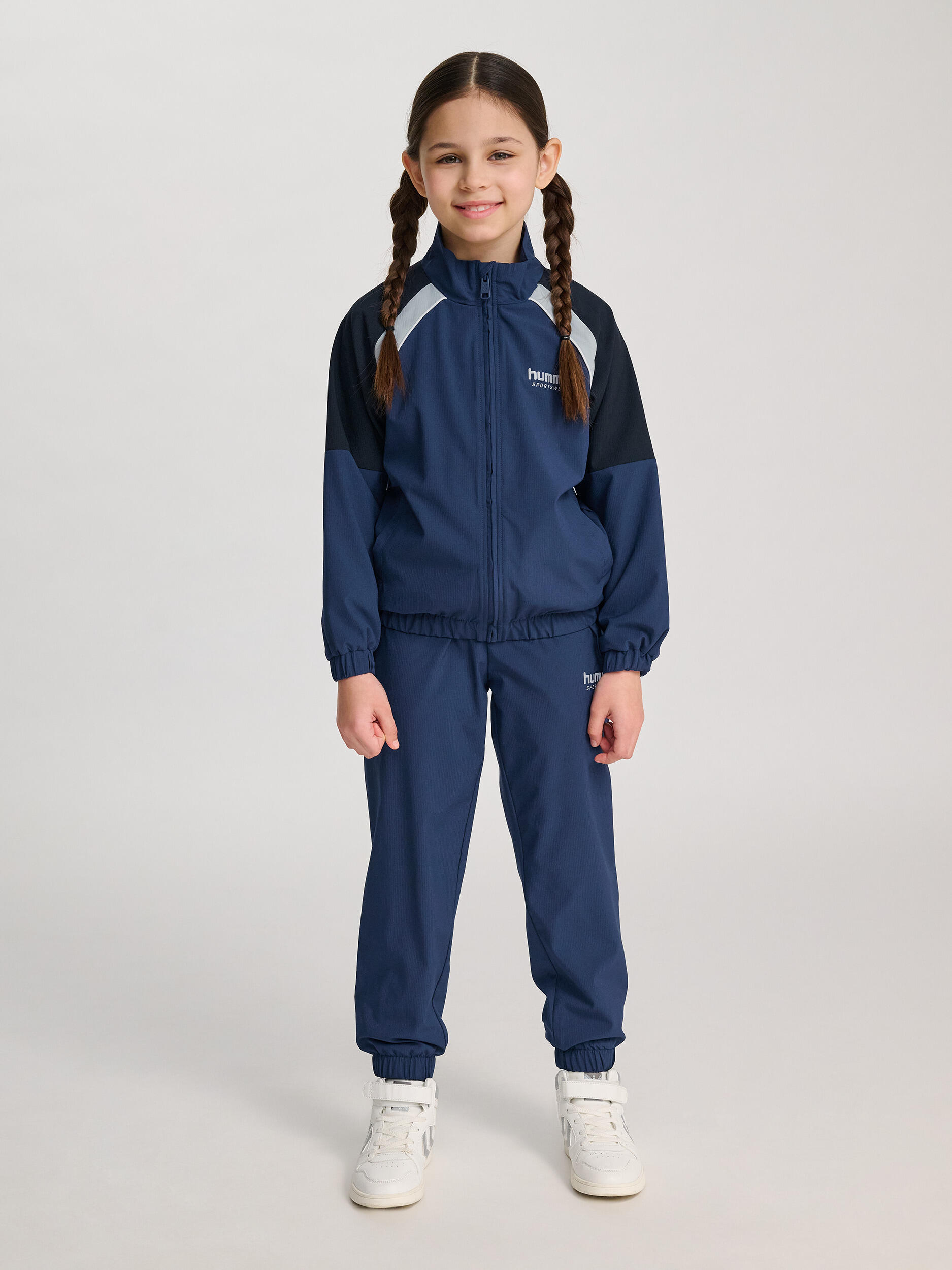 Casaco de fato de treino com fecho de correr para criança Hummel Loose 4/7