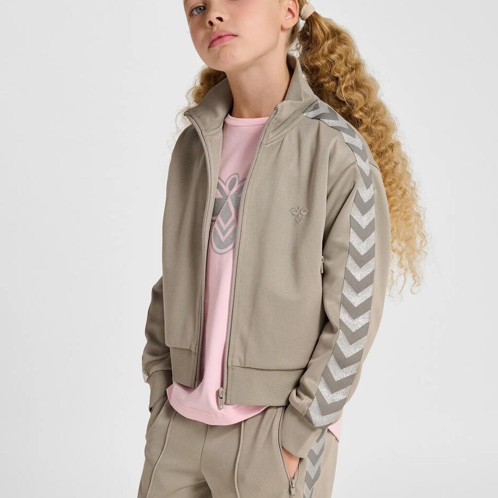 Girl's sweat jacket Hummel Regular Poly Tape