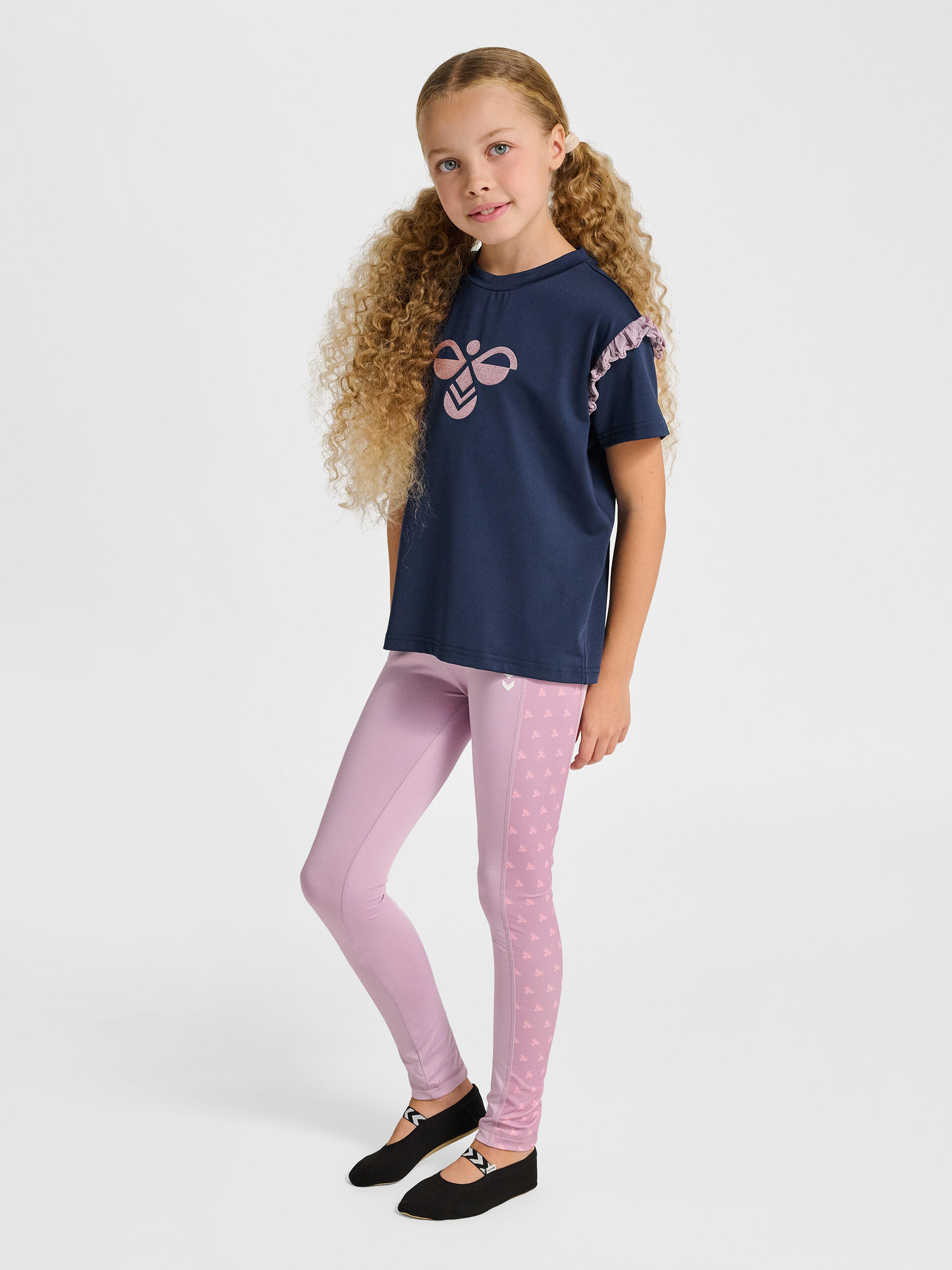 Instap T-Shirt Hmljr Mix Meisjes 3/7