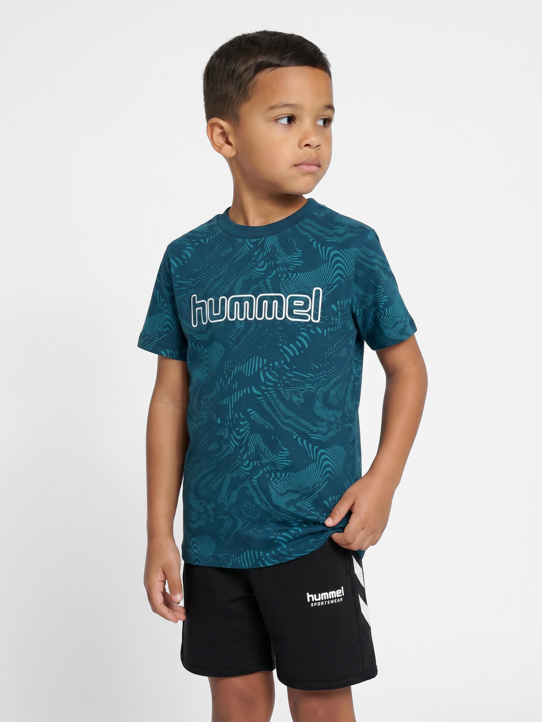 Enfiler T-Shirt Hmljr Aop Mode De Vie Enfant 2/7