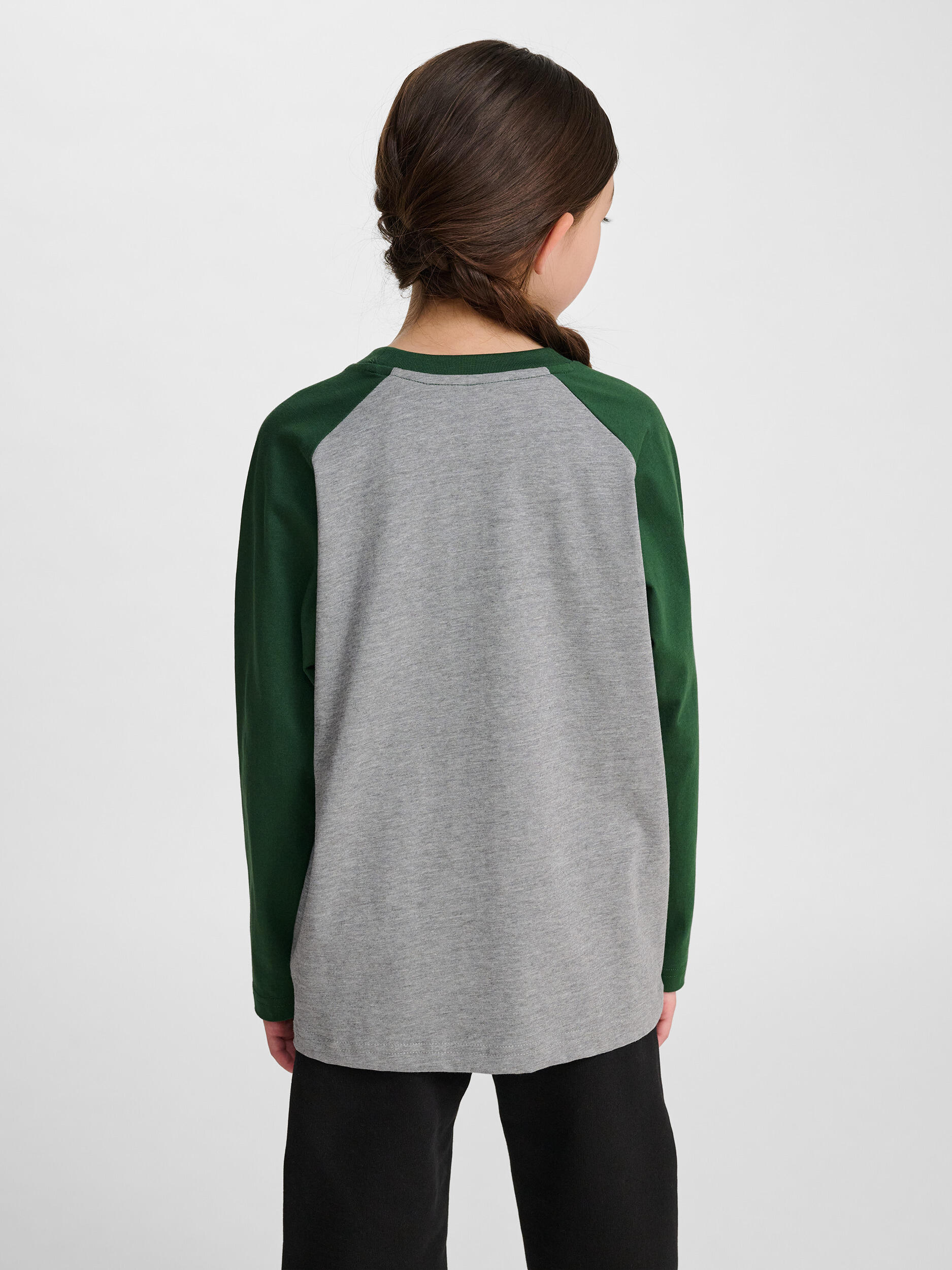 Enfiler T-Shirt Hmljr Raglan Enfant 3/7