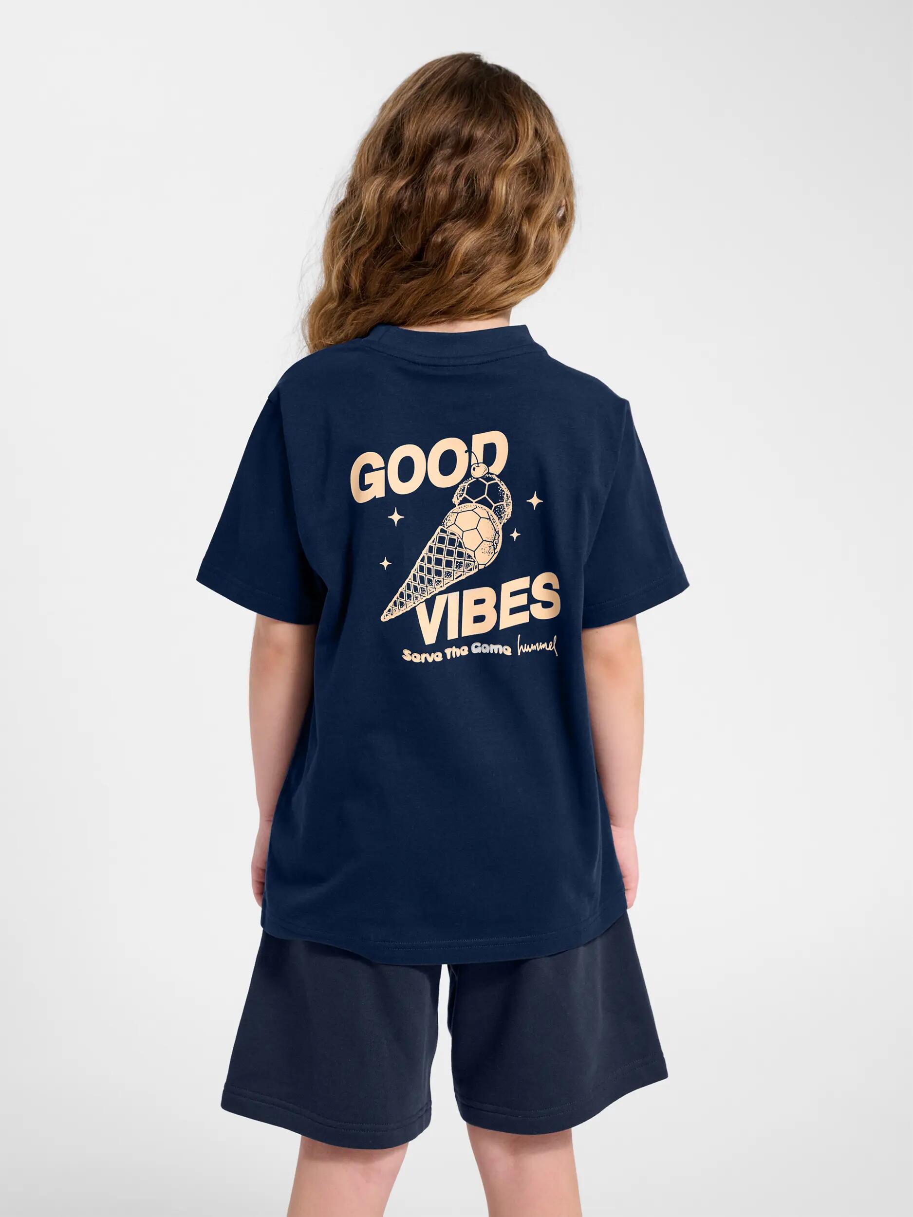 Dziecięcy T-shirt z bawełny organicznej Hummel 2/13