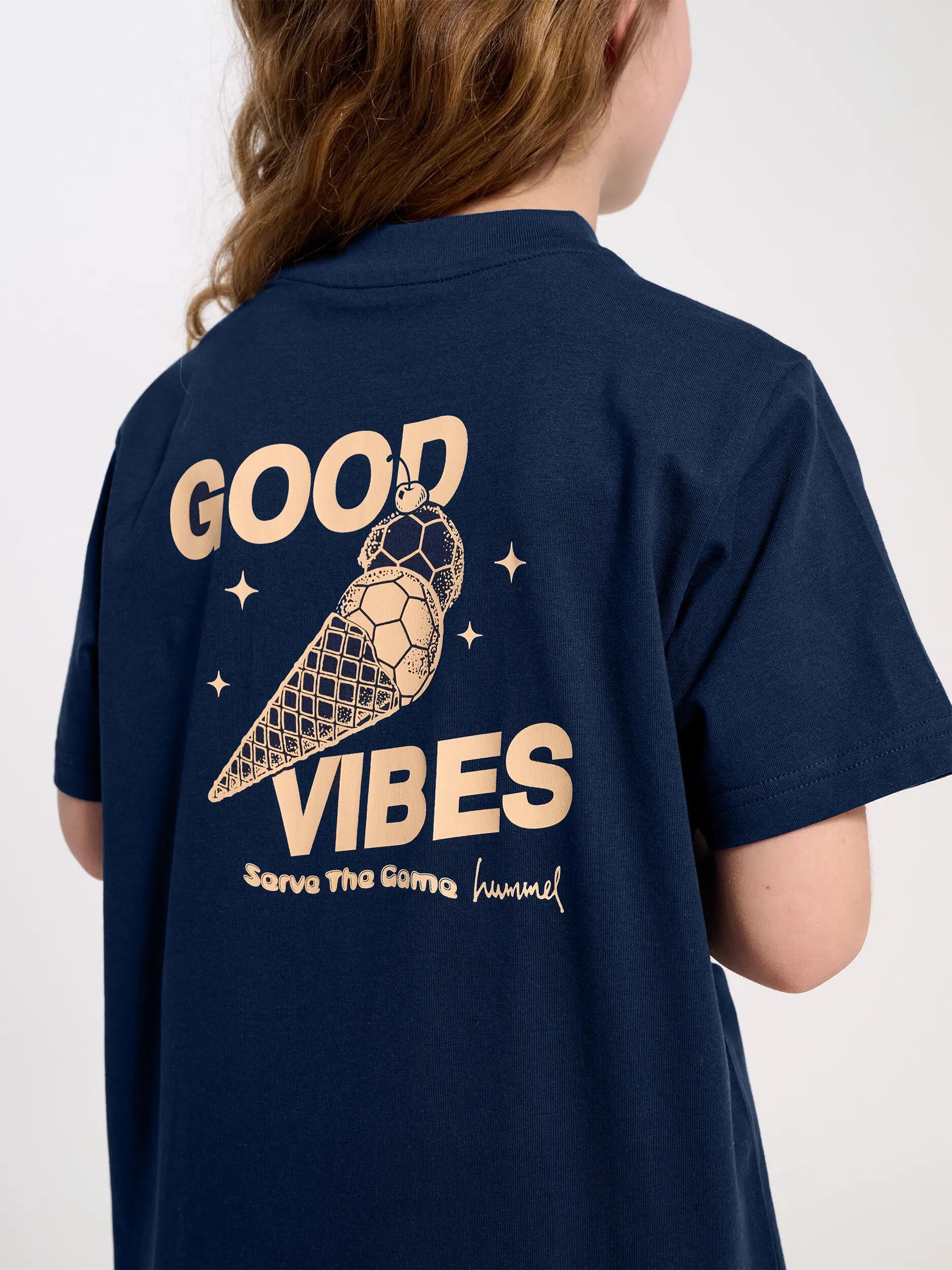 Dziecięcy T-shirt z bawełny organicznej Hummel 4/13