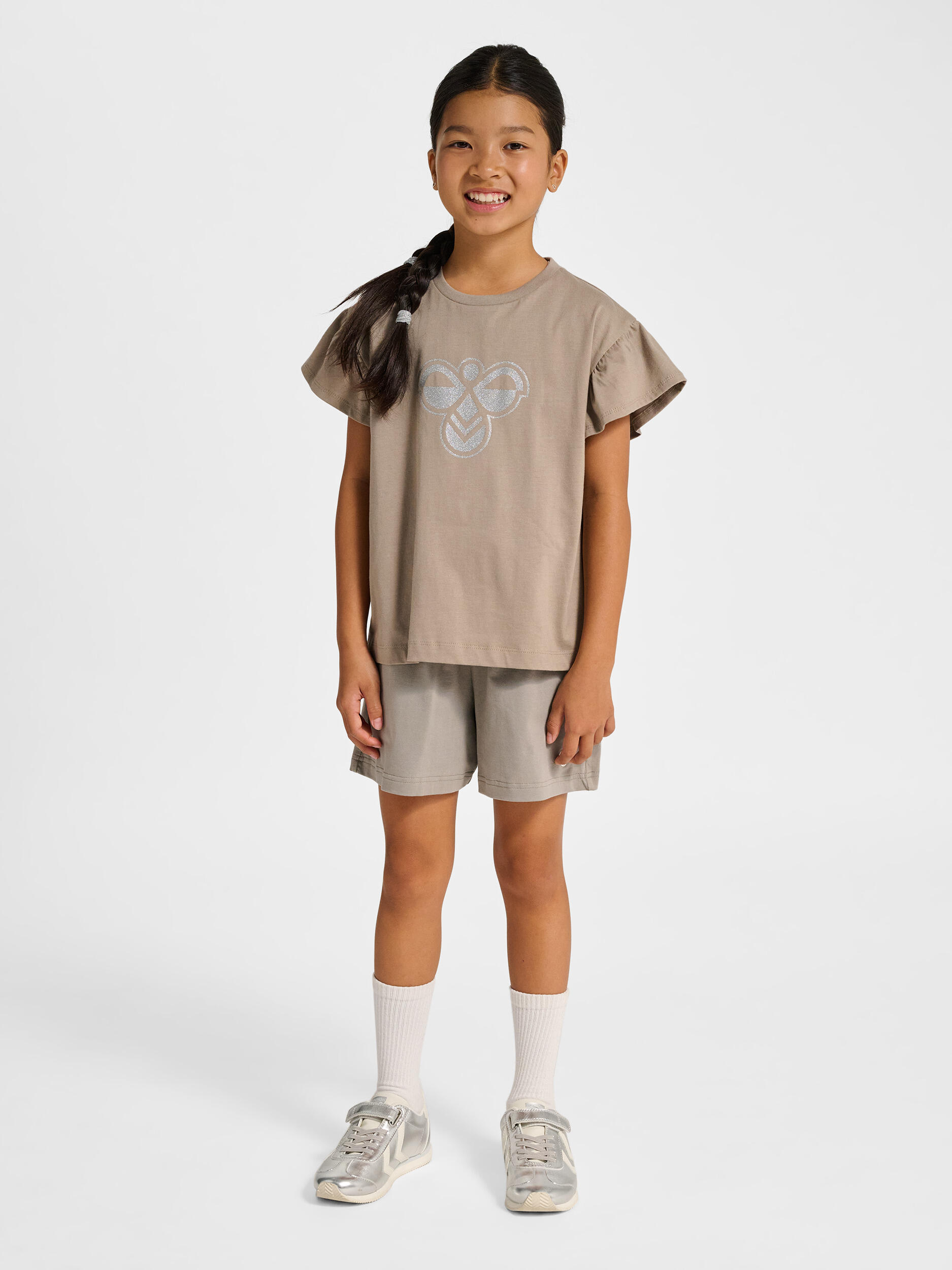 T-Shirt Hmljr Ruffle Mädchen 3/7