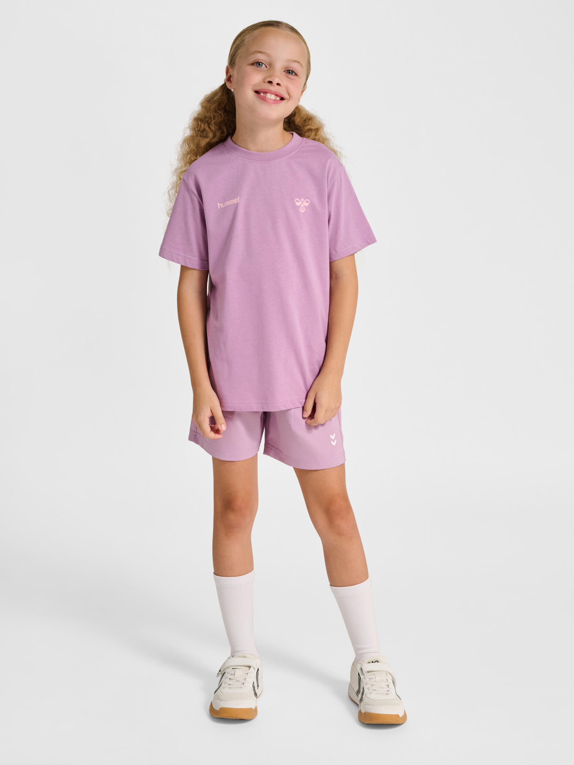 Instap T-Shirt Hmljr Graphic Uniseks Kinderen 3/7