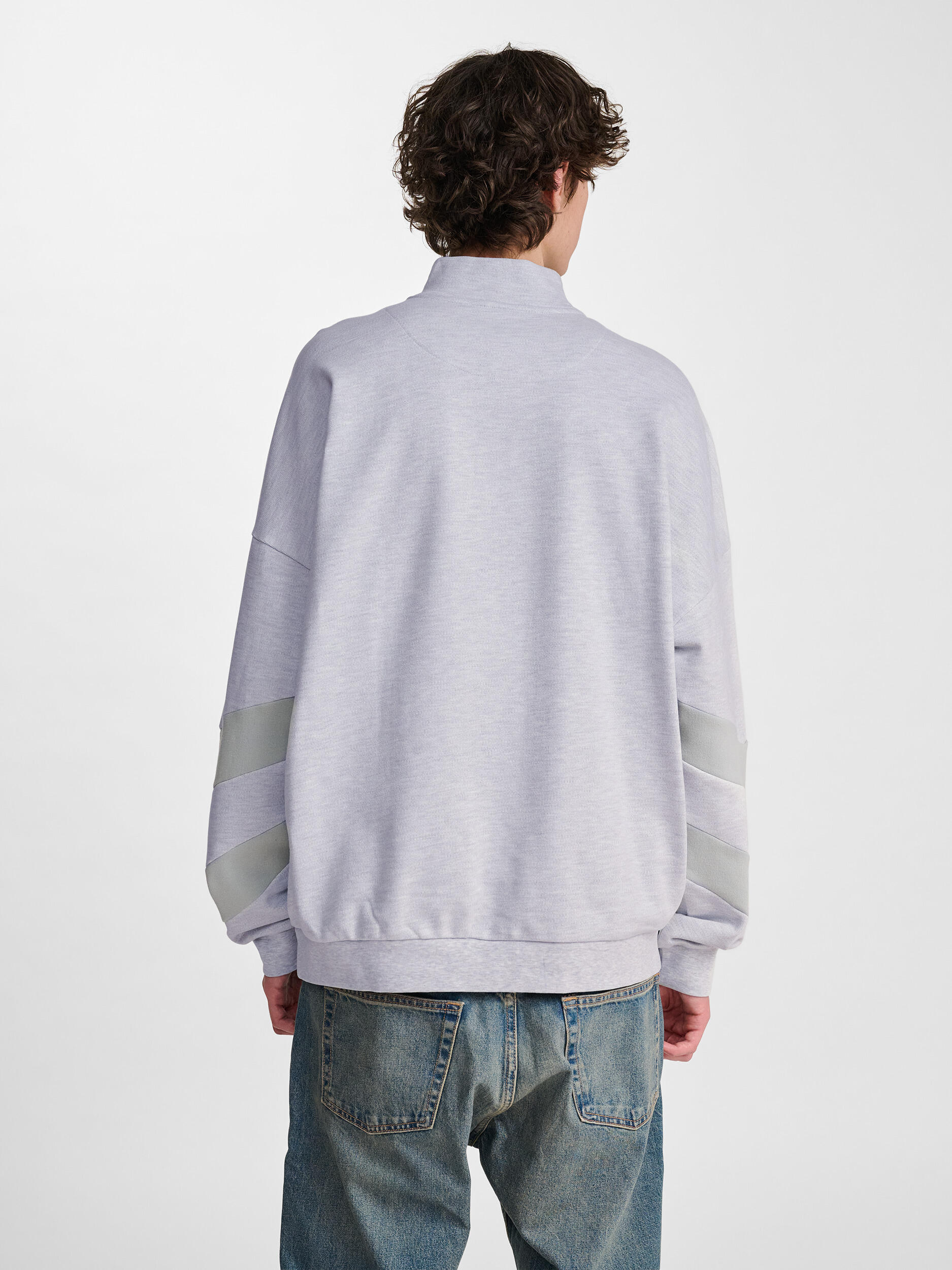 Fermeture Éclair Zip Sweat-Shirt Hmloversized Adulte 3/7